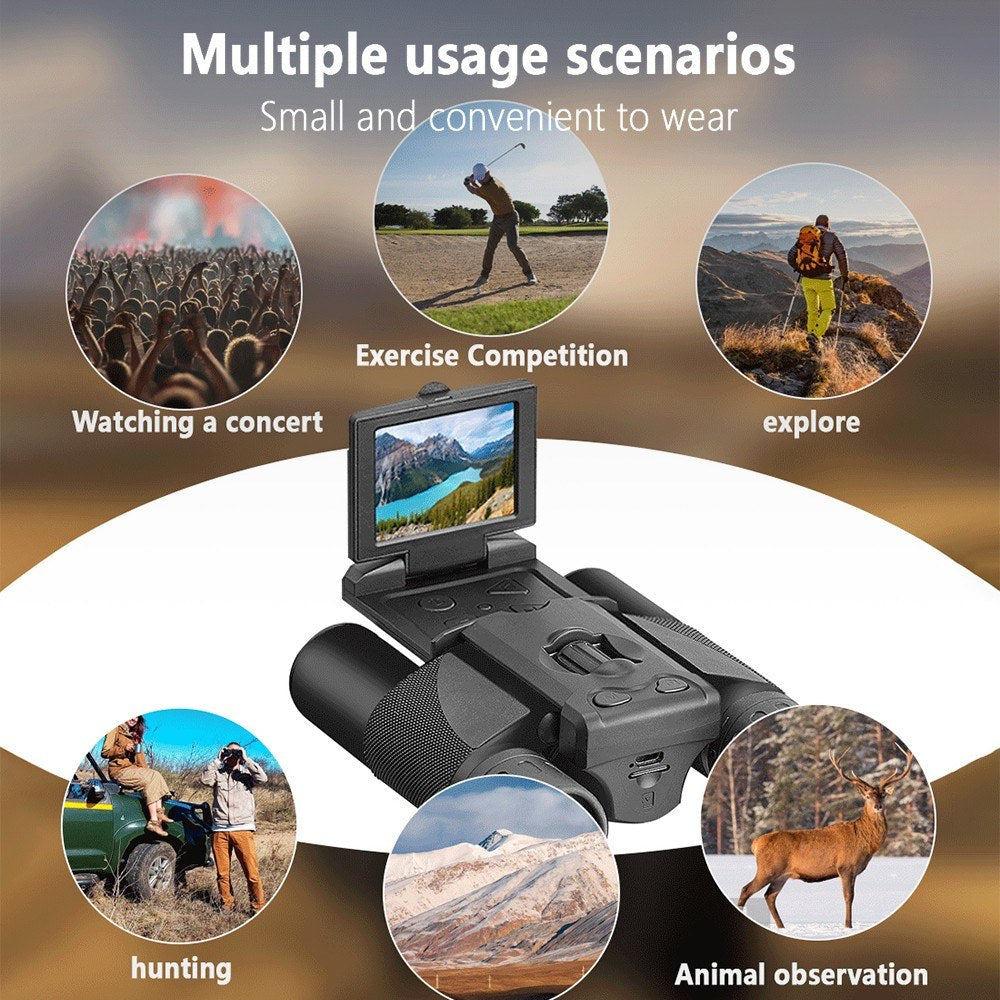 Frendorf | 2,5K Video Digitalkamera Ferngläser mit 8-fachem Zoom, 40MP Foto & 2,0 LCD für Vogelbeobachtung, Jagd, Camping, Outdoor-Aktivitäten, Sicherheit, Suche & Rettung