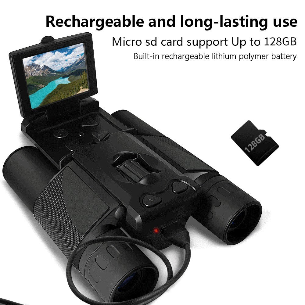 Frendorf | 2,5K Video Digitalkamera Ferngläser mit 8-fachem Zoom, 40MP Foto & 2,0 LCD für Vogelbeobachtung, Jagd, Camping, Outdoor-Aktivitäten, Sicherheit, Suche & Rettung