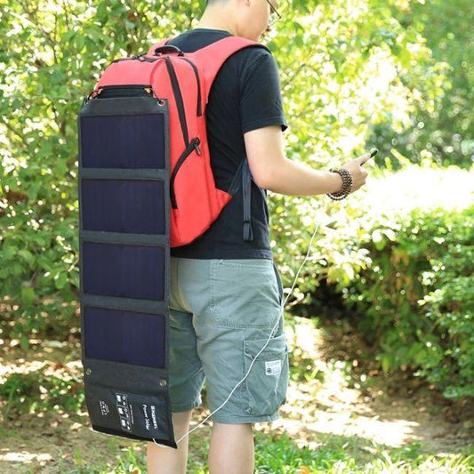 Frendorf | 14W Ausgabegeräte Tragbare Solarpanels für Smartphones, Laptops, Handy-Ladegeräte