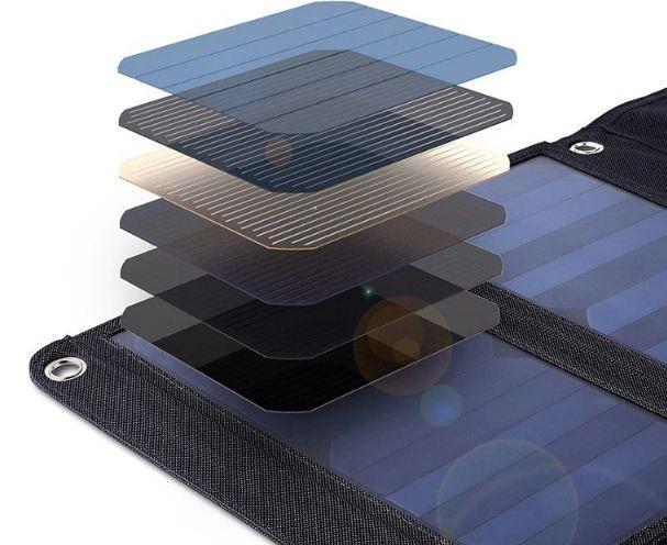 Frendorf | 14W Ausgabegeräte Tragbare Solarpanels für Smartphones, Laptops, Handy-Ladegeräte