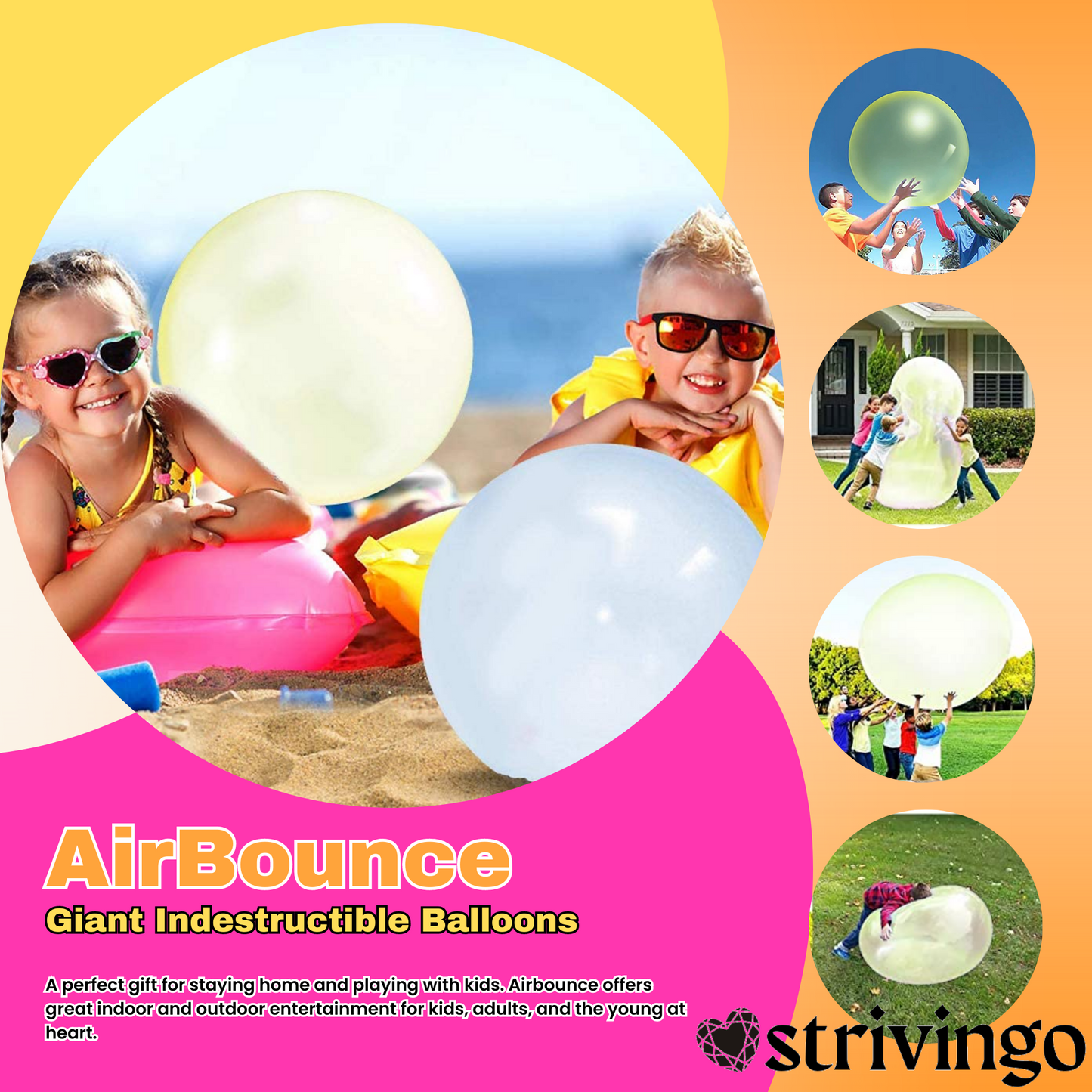 Frendorf | AirBounce Riesen unzerstörbare Ballons