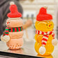 Frendorf | 10 Stück Weihnachts-Schneemann-Flaschen mit Deckel