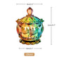 Iridescente Zuckerdose mit Deckel