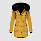 Wasserdichte Winterjacke mit Kapuze für Damen