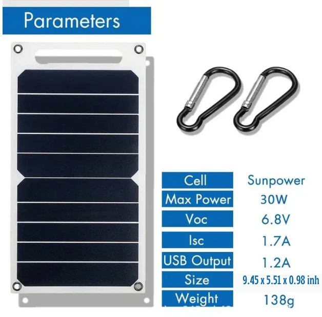 Frendorf | Wasserdichtes Solarpanel mit tragbarer USB-Batterie