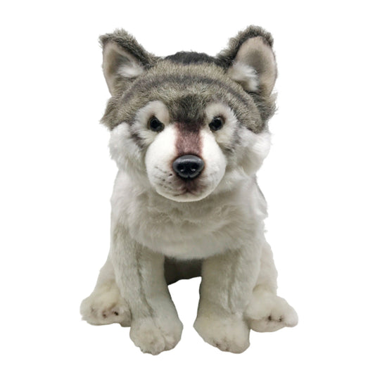 Grau Wolf Plüsch Stofftier