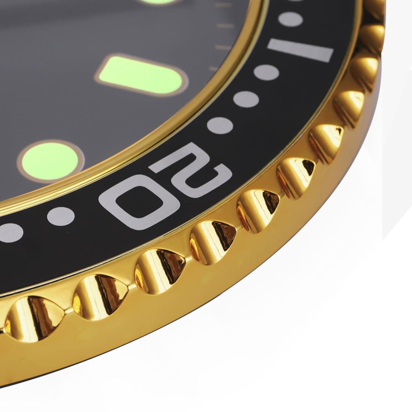 Stille Leuchtende Wanduhr