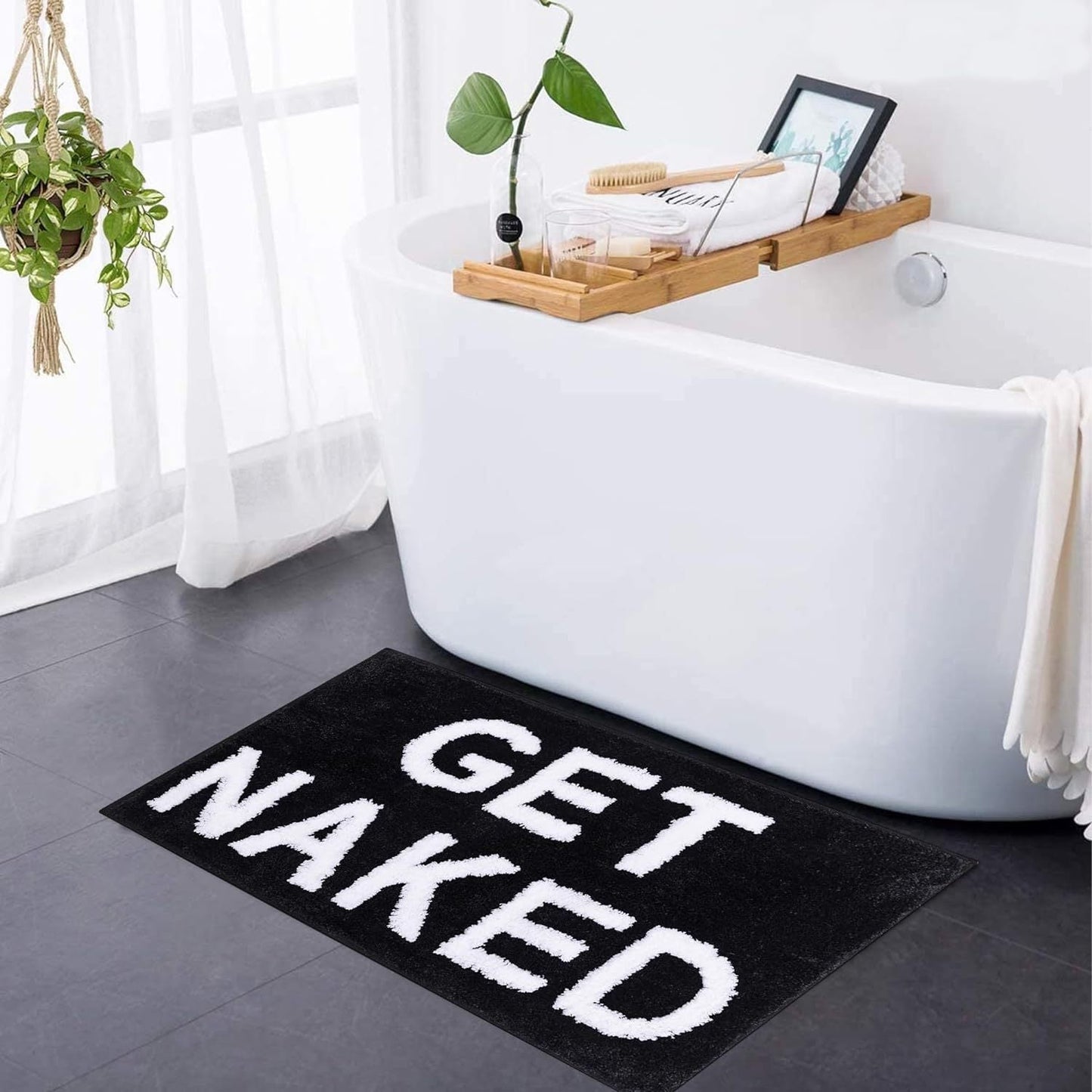 Get Naked Badematte – Weicher getufteter Badezimmerteppich