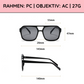 Frendorf | Quadratische Candy-Sonnenbrille