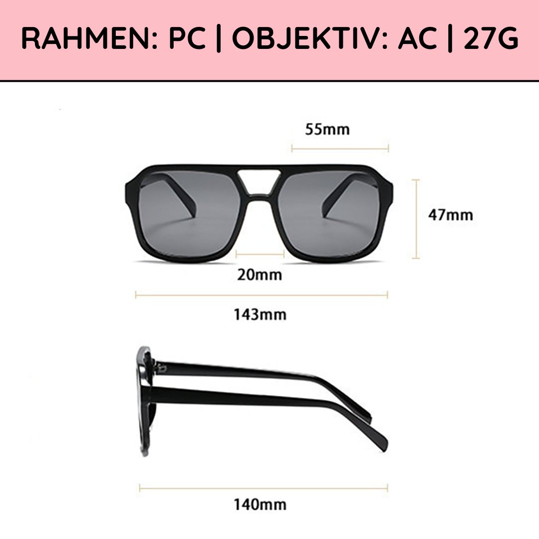Frendorf | Quadratische Candy-Sonnenbrille