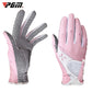 Frendorf | PGM Ein Paar Golf rutschfeste PU-Lederhandschuhe für Frauen (Farbe: Rosa Größe: 19)