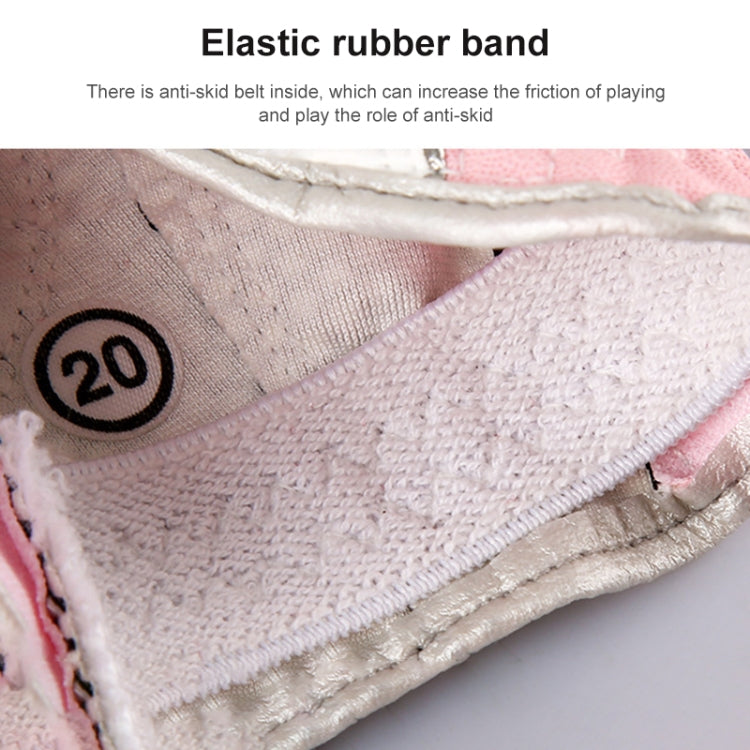 Frendorf | PGM Ein Paar Golf Rutschfeste PU Lederhandschuhe für Frauen (Farbe:Pink Größe:21)