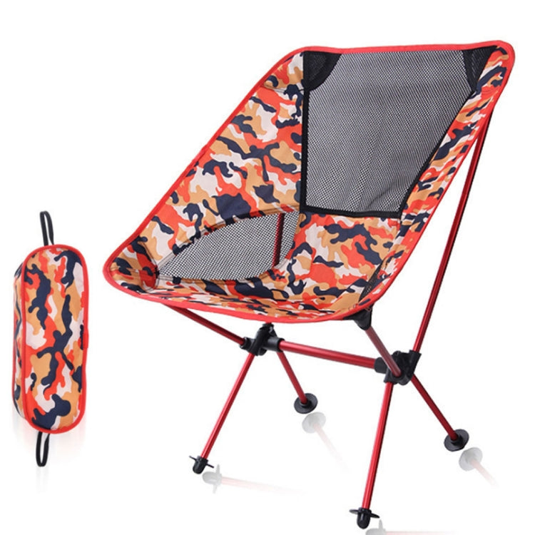 Frendorf | Outdoor Camouflage Tragbarer Klapp Campingstuhl Leichter Angel Strandstuhl Luftfahrt Aluminiumlegierung Rückenlehne Liegesessel