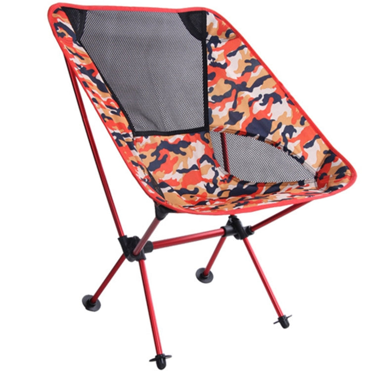Frendorf | Outdoor Camouflage Tragbarer Klapp Campingstuhl Leichter Angel Strandstuhl Luftfahrt Aluminiumlegierung Rückenlehne Liegesessel
