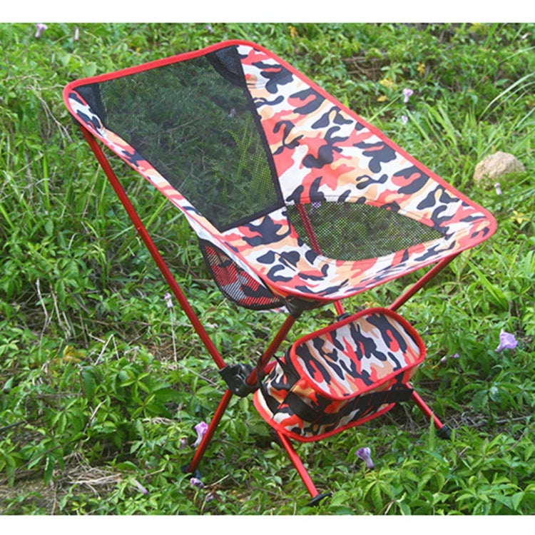 Frendorf | Outdoor Camouflage Tragbarer Klapp Campingstuhl Leichter Angel Strandstuhl Luftfahrt Aluminiumlegierung Rückenlehne Liegesessel