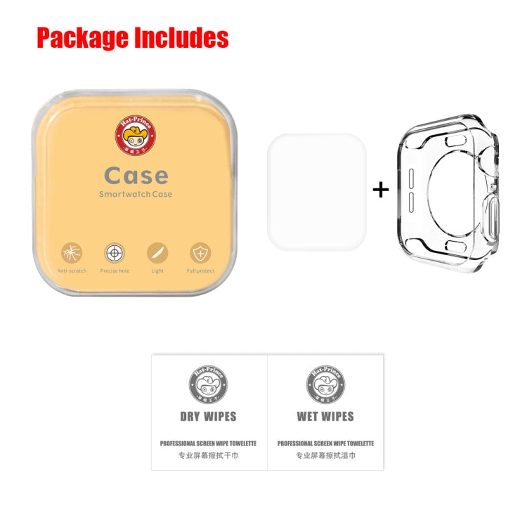 Frendorf | ENKAY Hat-Prince 2 in 1 TPU Halbschalen-Schutzgehäuse + 3D Vollbild PET Gebogenes Wärme-Biegen HD Bildschirm-Schutzfolie für Apple Watch Series 4 40mm