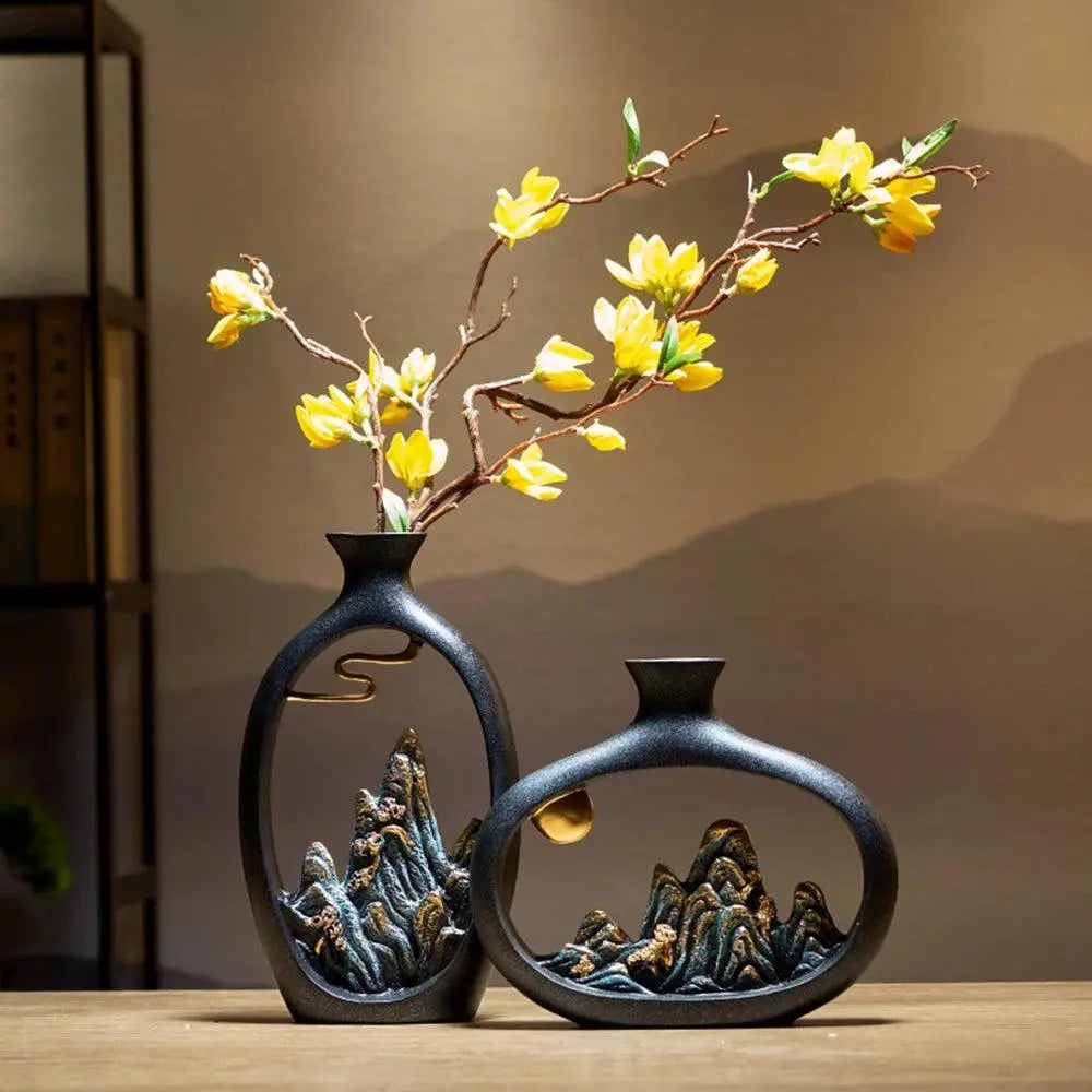 Frendorf | SereniGlow - Elegante Vase für eine ruhige Wohnraumgestaltung
