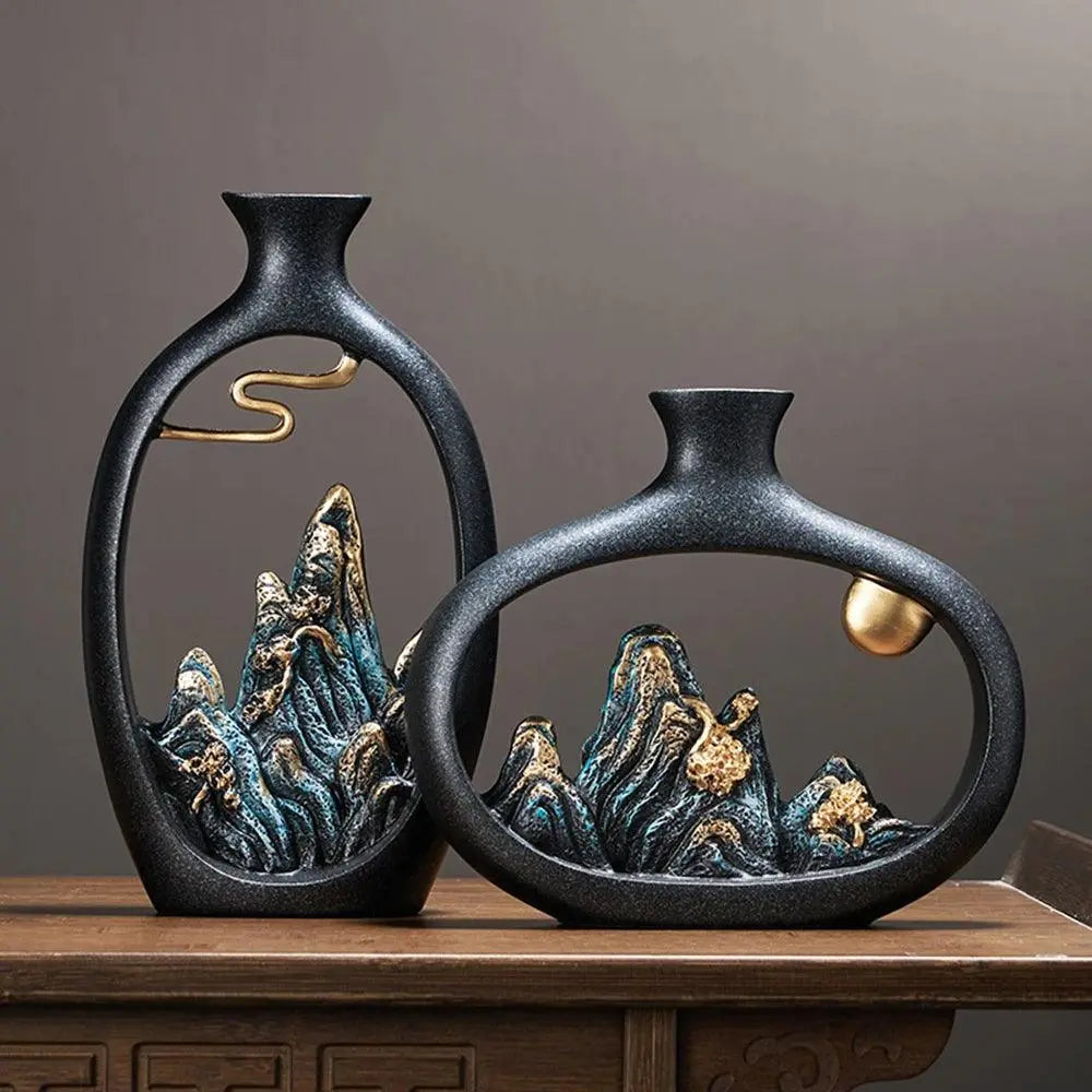 Frendorf | SereniGlow - Elegante Vase für eine ruhige Wohnraumgestaltung