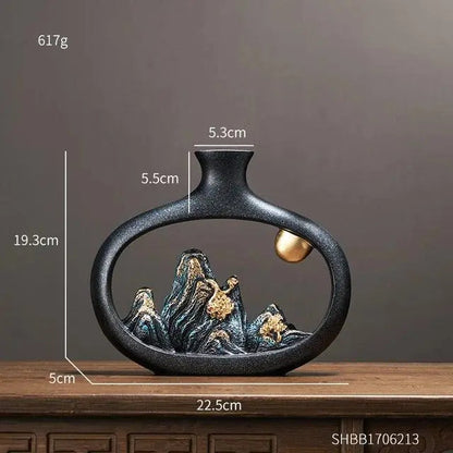 Frendorf | SereniGlow - Elegante Vase für eine ruhige Wohnraumgestaltung