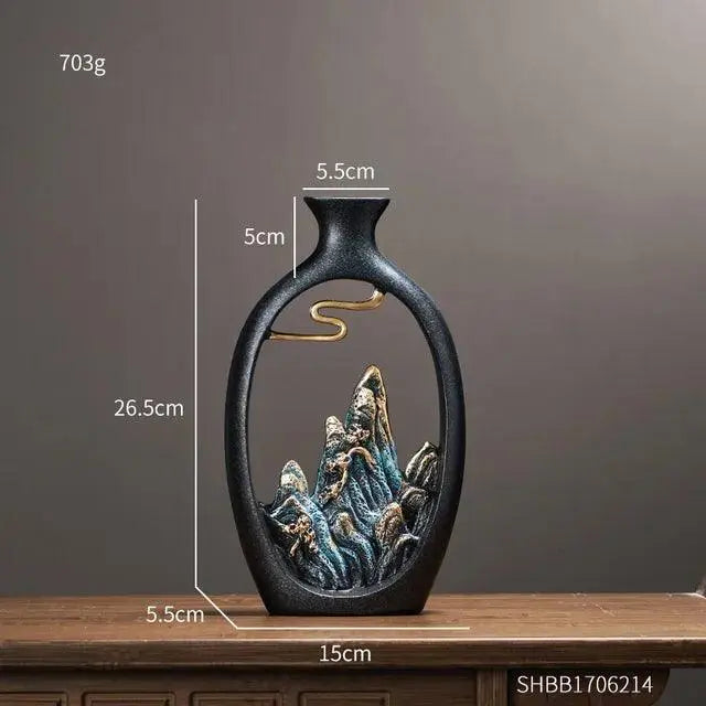 Frendorf | SereniGlow - Elegante Vase für eine ruhige Wohnraumgestaltung