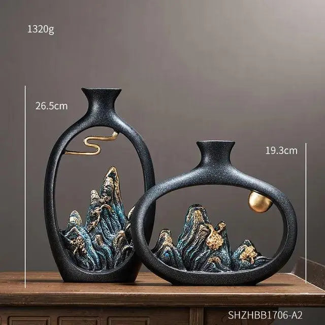 Frendorf | SereniGlow - Elegante Vase für eine ruhige Wohnraumgestaltung