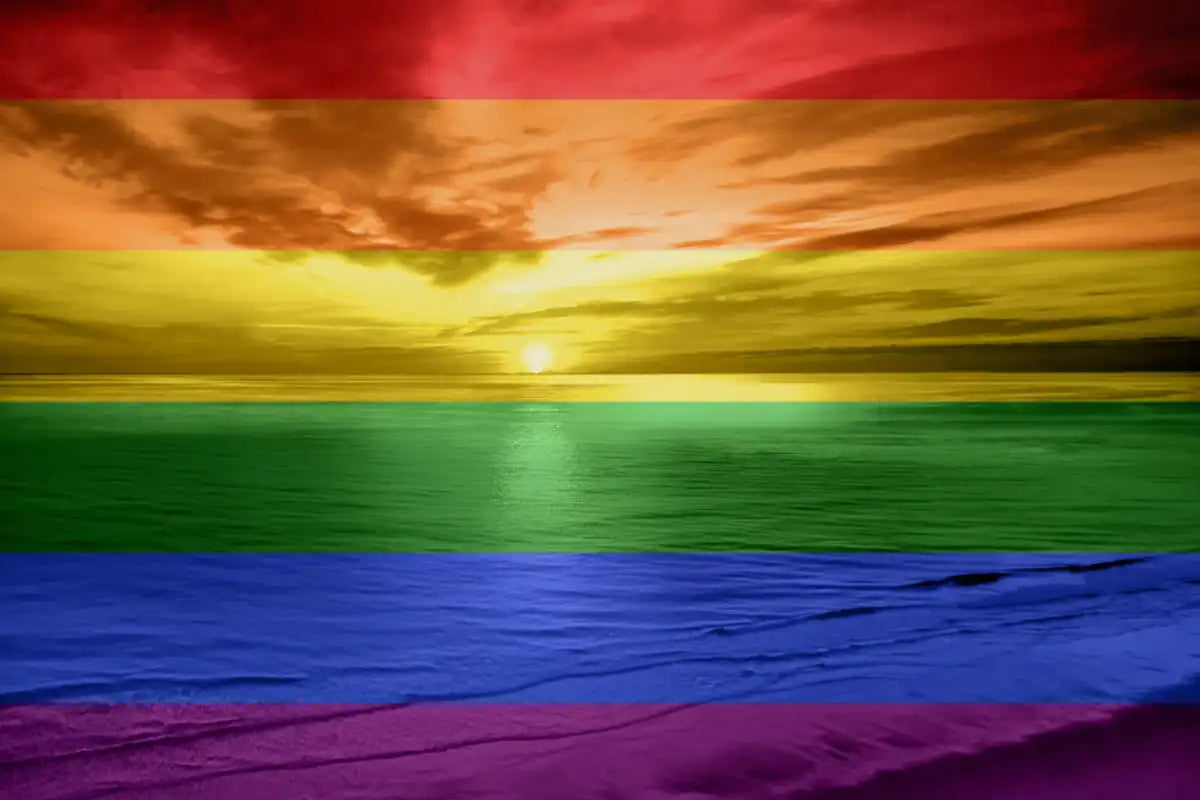 Frendorf | Ein Regenbogen Sonnenuntergang Wandkunst