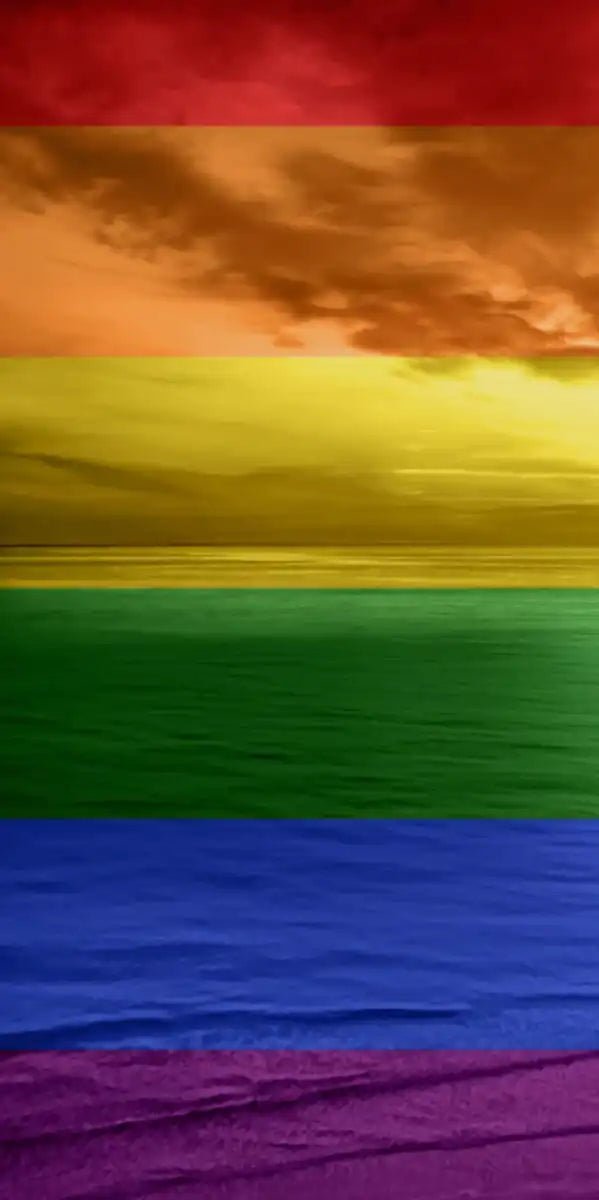 Frendorf | Ein Regenbogen Sonnenuntergang Wandkunst
