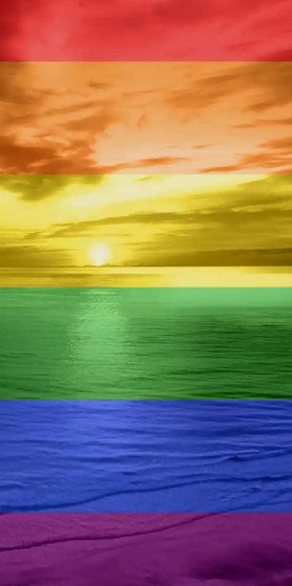 Frendorf | Ein Regenbogen Sonnenuntergang Wandkunst