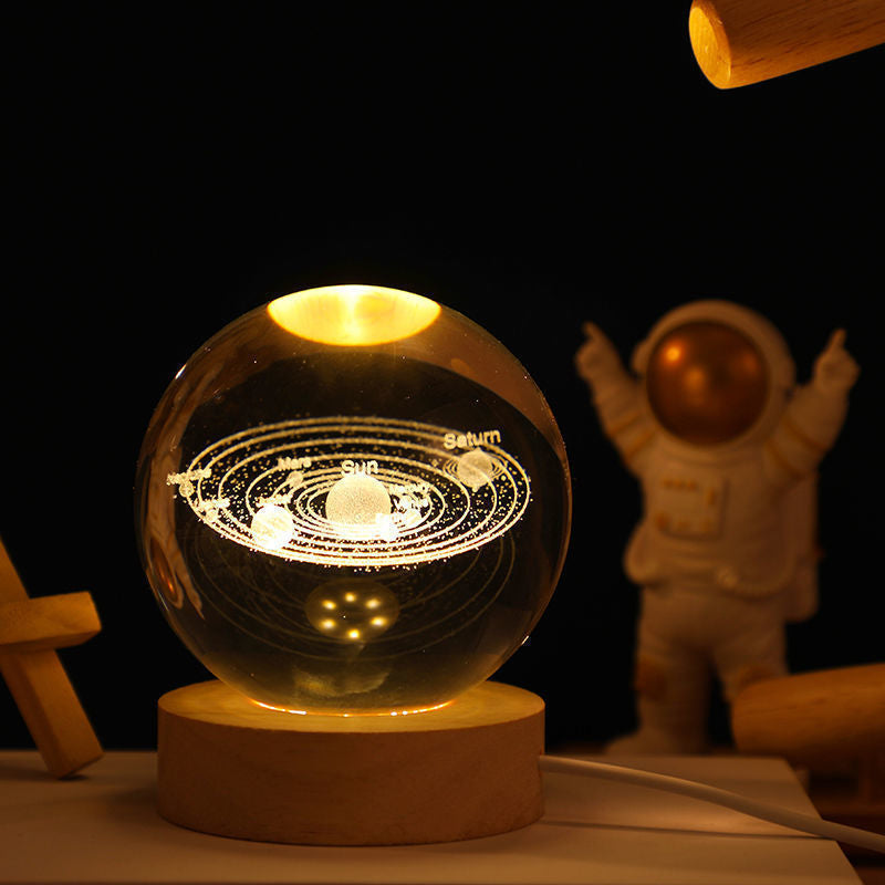 Frendorf | Leuchtende Kristallkugel Nachtlampe