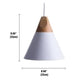 Minimalistische Holz Pendelleuchte | NordicLight