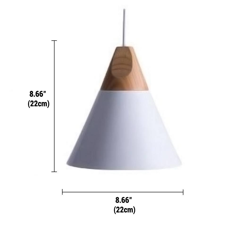 Minimalistische Holz Pendelleuchte | NordicLight