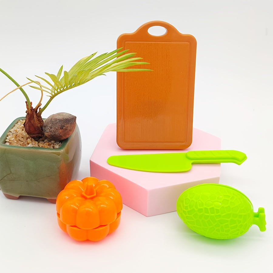 Frendorf | Bildungs-Schneideset mit Lebensmitteln, Obst und Gemüse – Perfekt für frühkindliches Lernen und Rollenspiel