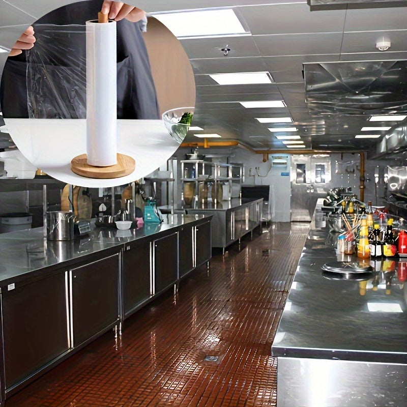 Frendorf | Bamboo Küchenrollenhalter mit natürlicher Oberfläche – Stylisch und praktisch für die Arbeitsplatte