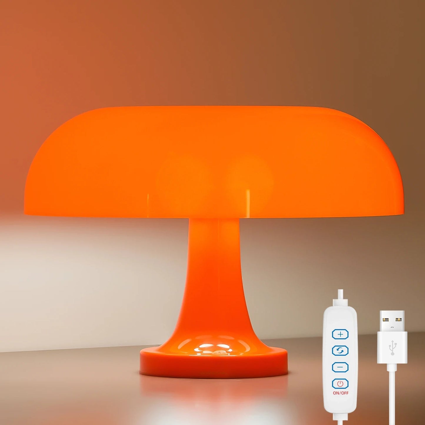 Klassische Pilztischlampe - Modernes Bauhaus Kunstdesign für Schlafzimmer und Dekoration