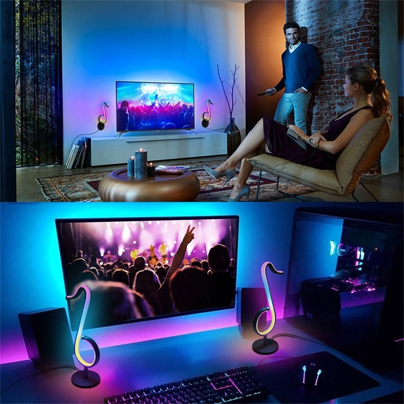 Frendorf | LumeTune - RGB LED Notebordlampe mit Fernbedienung