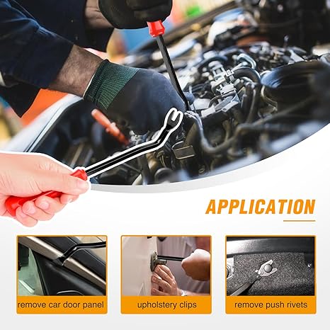 Frendorf | Auto Halteclip Set | 725 STÜCKE + Entferner Werkzeug | Universelles Nylon Befestigungsset