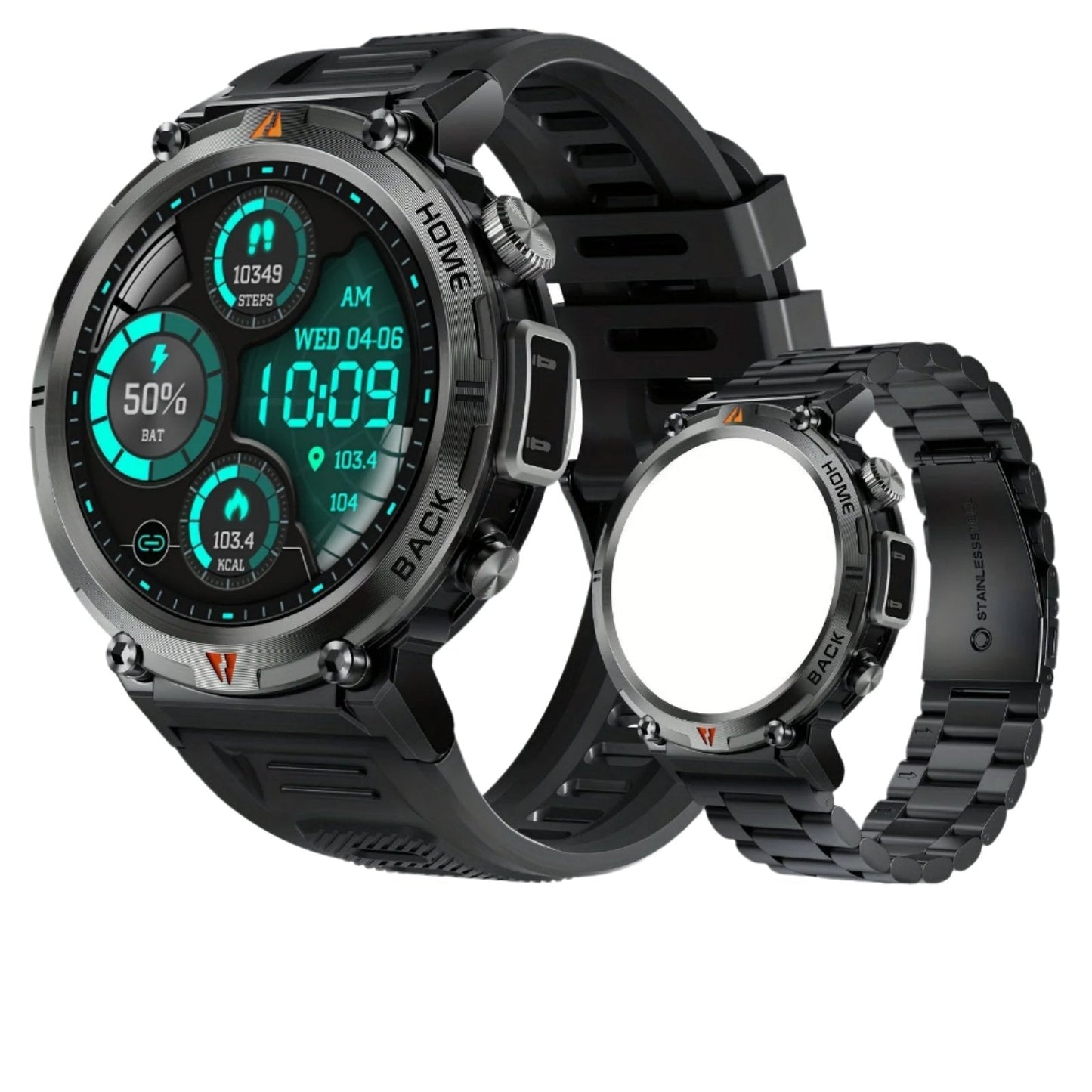 Frendorf | Leo - Taktische LED Fitness Smartwatch