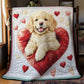Valentinstag Hund Quilt