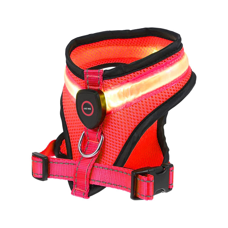 LED wiederaufladbares Haustier Hundegeschirr