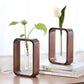 Frendorf | PlantFrame Holz-Glas Pflanzvase | Stilvoller Anzuchtbehälter | Perfekt für Pflanzenliebhaber & Dekoration