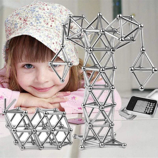 Frendorf | Magnetisches Bauspielzeug-Set mit Stäben und Bällen