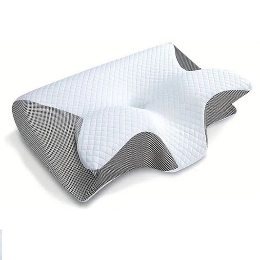 Frendorf | SleepEase Schmetterlings-Memory-Schaumkissen – Ergonomische Unterstützung für Seiten- und Rückenschläfer