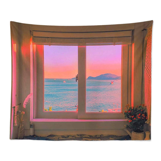 Öffnen Fenster Wandteppich