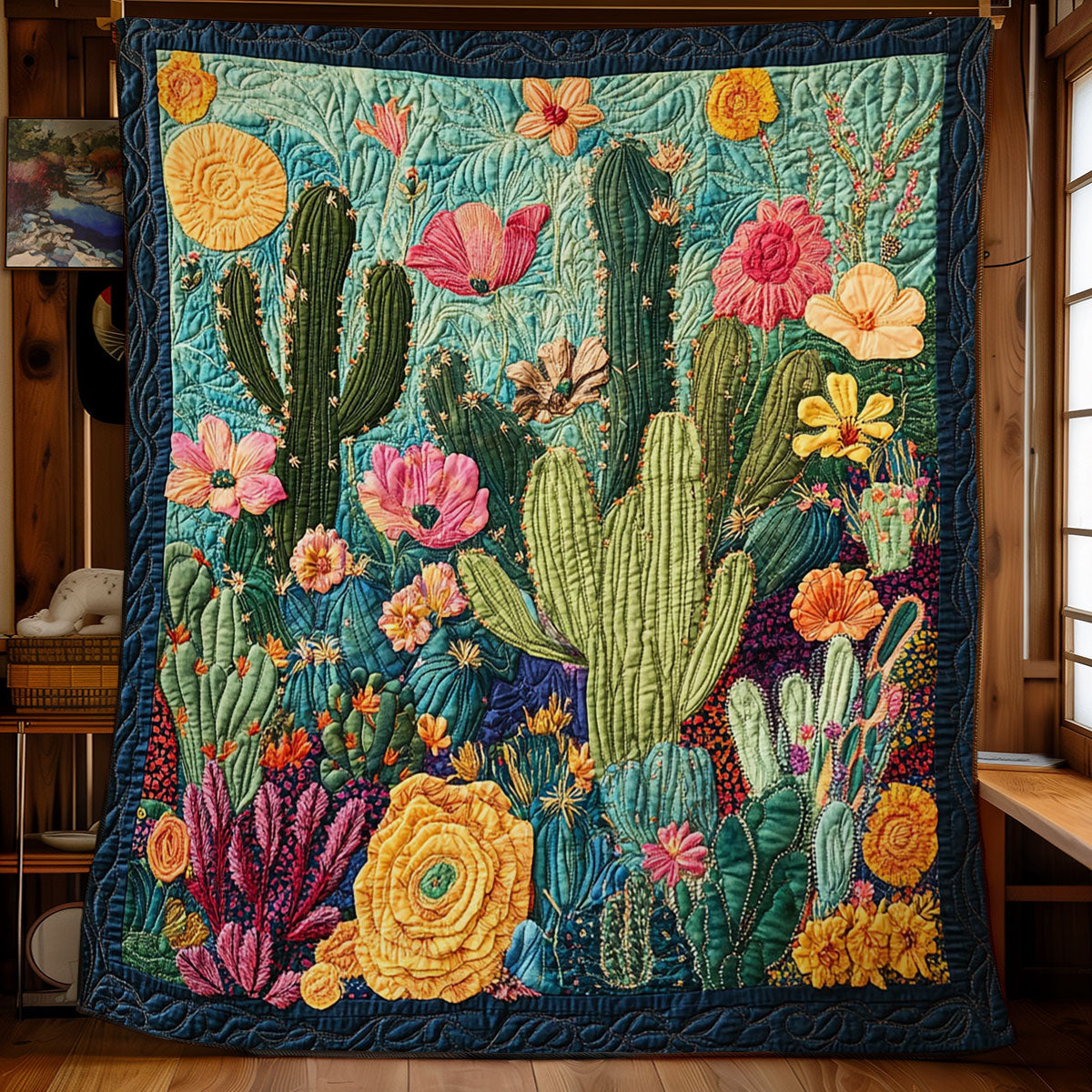 Kaktusblüten Quilt