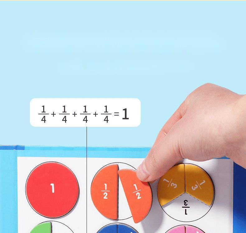 Frendorf | Montessori Magnetisches Buch-Bruchteil-Puzzle für KinderKauf 2 spar 10%&Kostenloser Versand