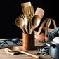 Frendorf | EcoWood – Premium Holz Küchenutensilien Set