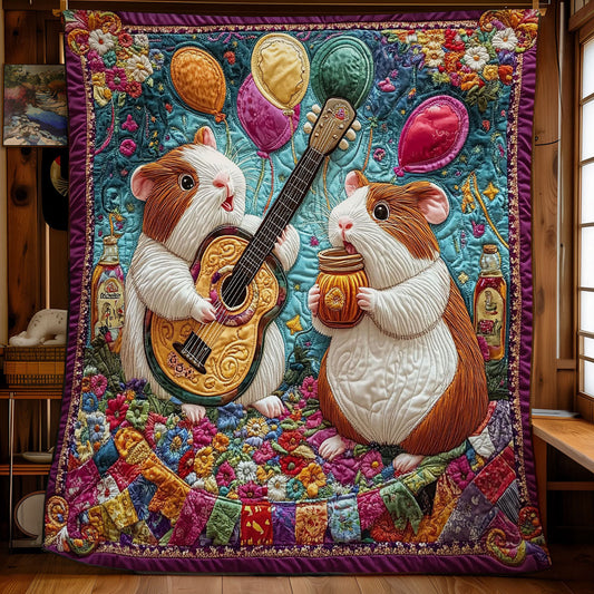 Meerschweinchen Gitarre Spieldecke
