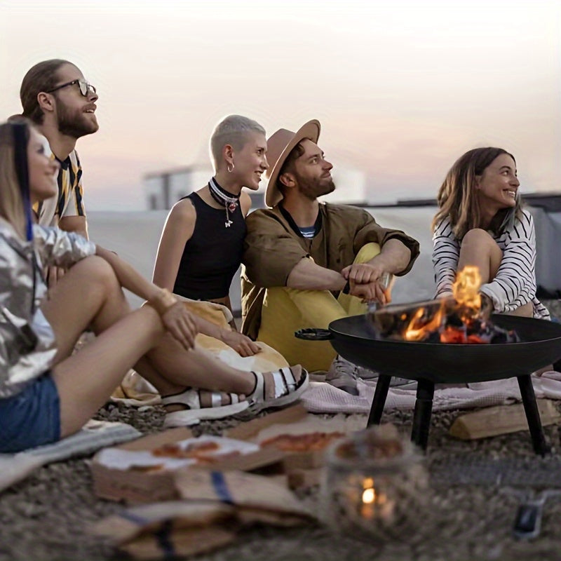 Frendorf | Gusseiserne Feuerstelle – Ideal für Grill, Camping und Gartenbeleuchtung