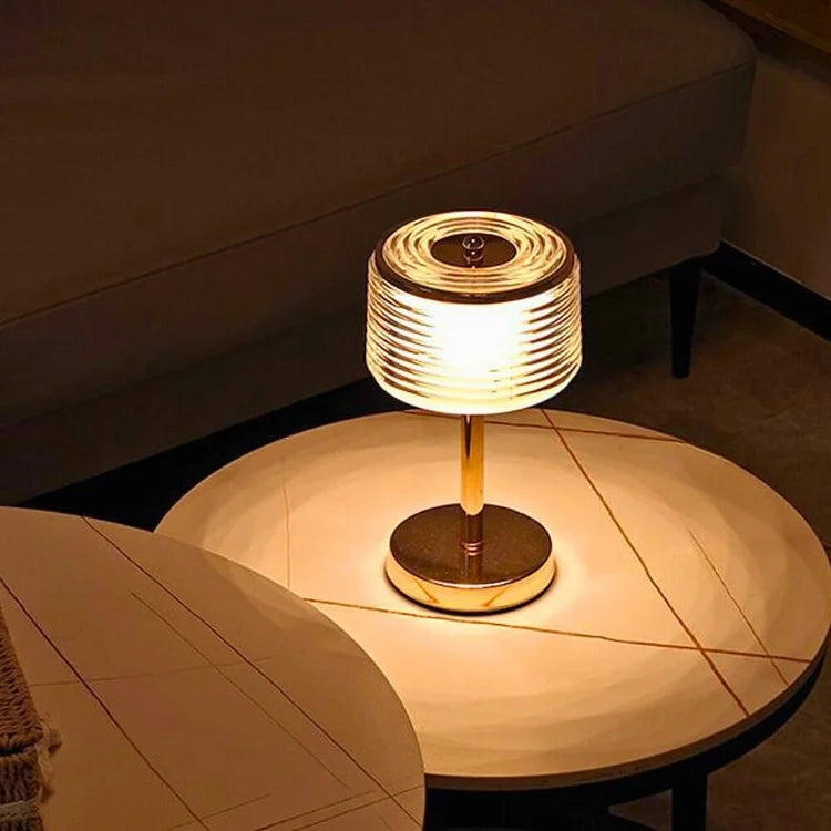 Frendorf | RingLuxe LED Tischlampe | Modernes Design | Stimmungsvolle Beleuchtung | Energieeffizient und Stilvoll