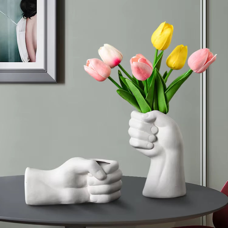 Frendorf | Künstlerische Handgeste Keramik Tischblumenvase